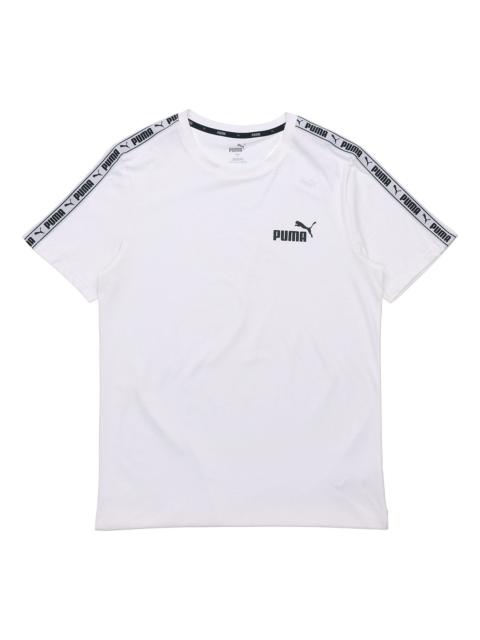 PUMA PUMA Taping 로고 티셔츠 'White'532557-02