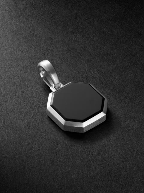 DAVID YURMAN Sterling Silver Onyx Pendant