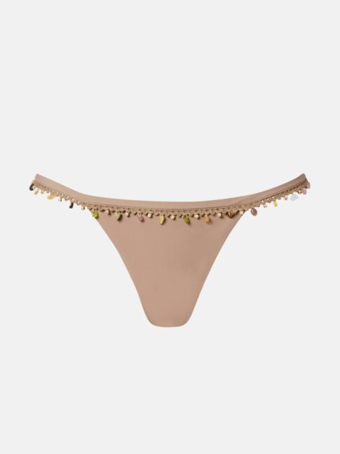 CHRISTOPHER ESBER Beach Quartz embellished bikini bottoms