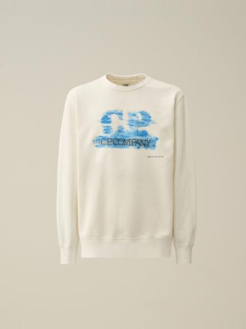 C.P. Company 30/1 Fleece Artisanal Logo Sweatshirt
