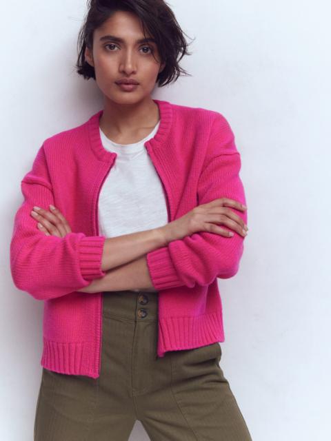 BODEN Maya Zip Up Jacket-Flamboyant Pink