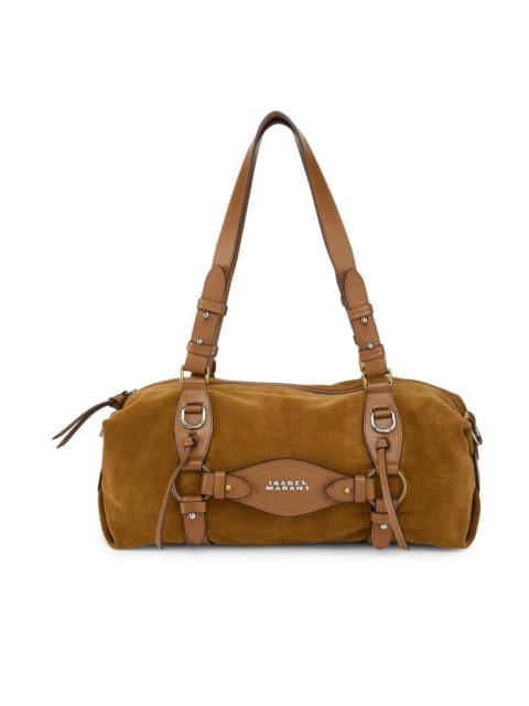 Isabel Marant Women's Tilpa Mini Suede Bowling Bag - Cognac