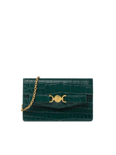VERSACE Medusa '95 croc-embossed wallet