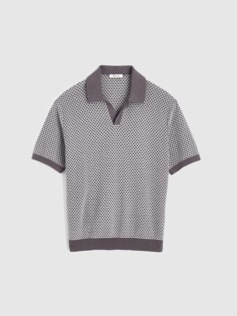 Madewell Johnny-Collar Sweater Polo