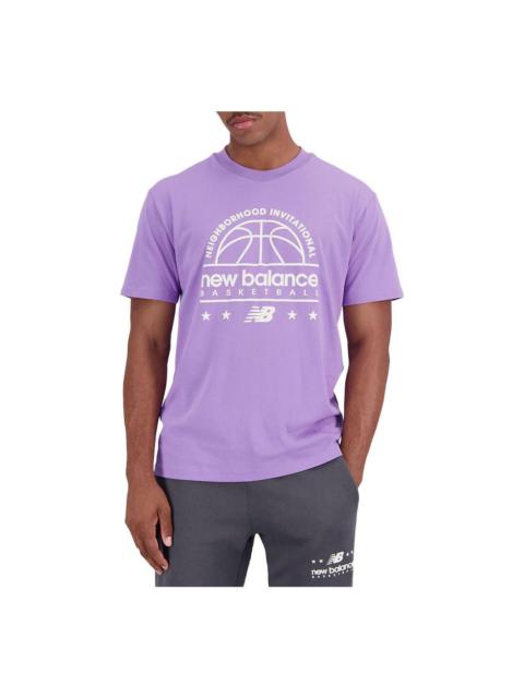 New Balance Hoops Invitational Short Sleeve T-Shirt 'Twilight' MT31586-TWI