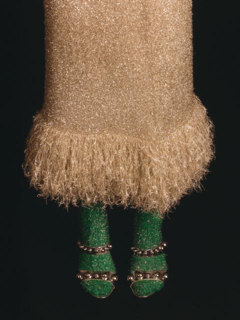 SIMONMILLER Dome Stud Verner Heel In Silver