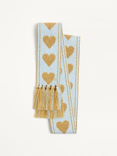 Valentino ANTIBES SCARF WITH METALLIC FIBER