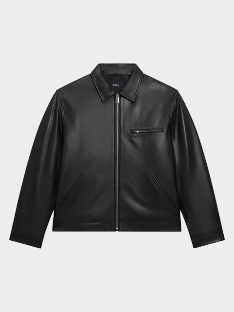 Men's Leather Workwear Jacket