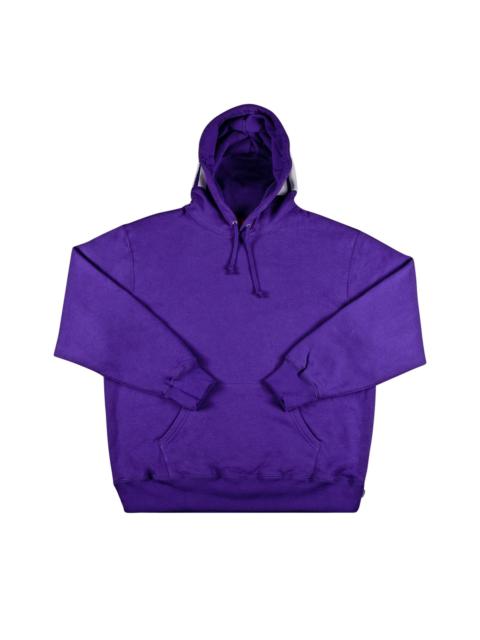 Supreme Rib Hooded Sweatshirt 'Purple'