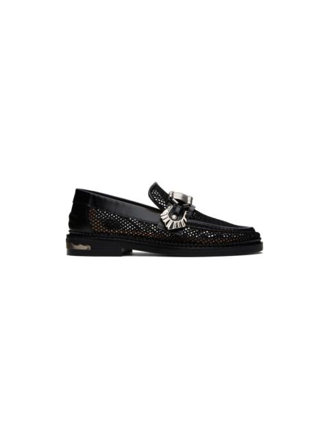 TOGA PULLA SSENSE Exclusive Black Hardware Loafers