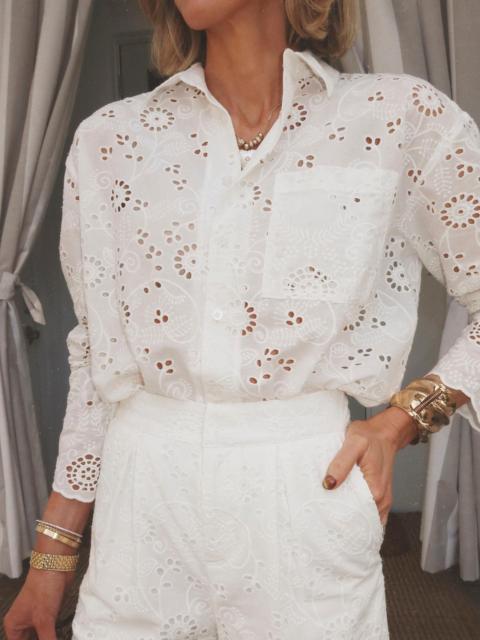 Splendid Splendid x @Cellajaneblog Eyelet Button Down