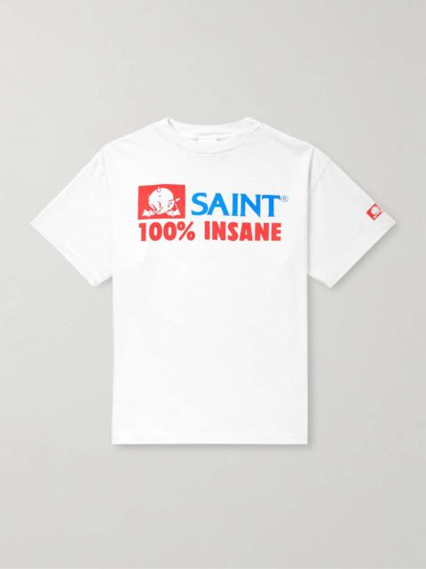 SAINT M×××××× Printed Cotton-Jersey T-Shirt