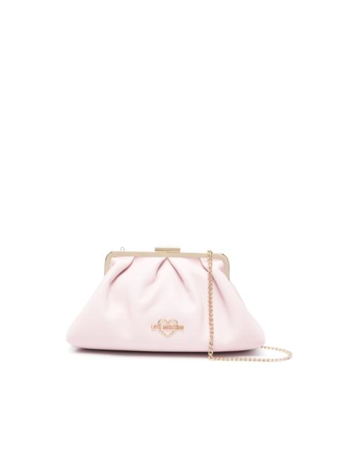 Moschino logo-plaque crossbody bag