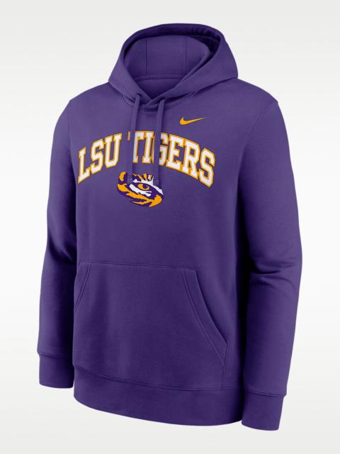 Nike LSU Arch Men's Nike College Pullover Hoodie