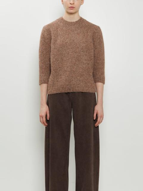 LAUREN MANOOGIAN Loft Baby Crewneck Alpaca Sweater — Spice