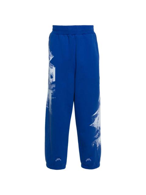 A-COLD-WALL* Brushstroke-print cotton track pants