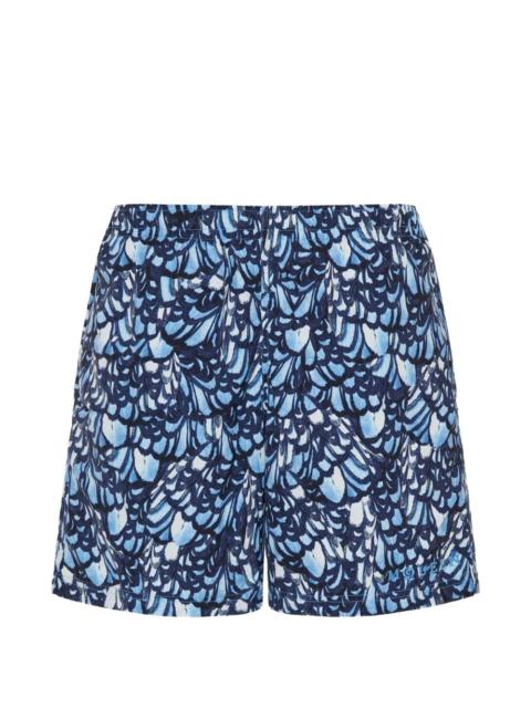 Alexander McQueen patterned swim shorts