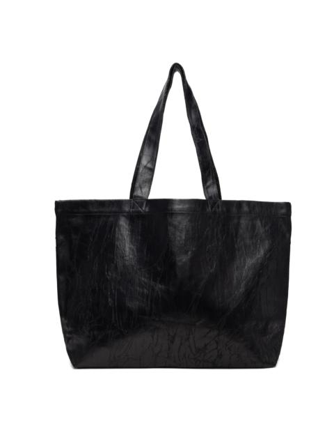 Rick Owens DRKSHDW Black Tower Megacrust Denim Shopper Tote