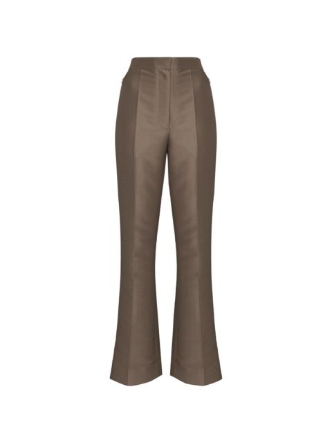 LOW CLASSIC high-rise slim-fit trousers