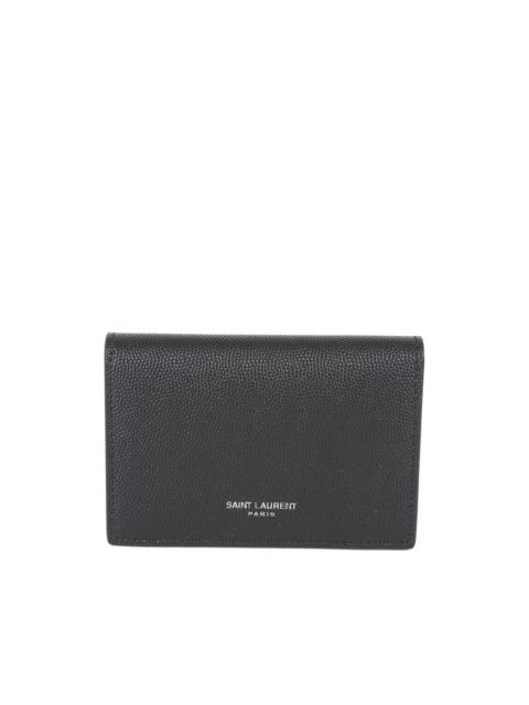 SAINT LAURENT leather wallet