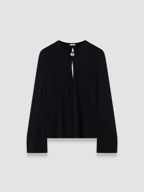 JOSEPH Fabiola Fluid Jersey Blouse