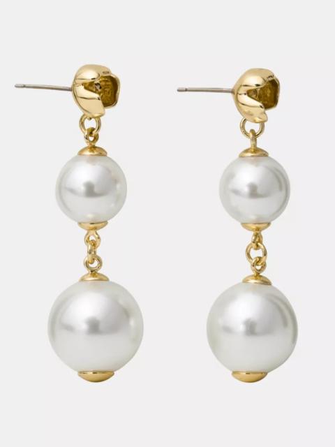 kate spade Golden Bloom Linear Earrings