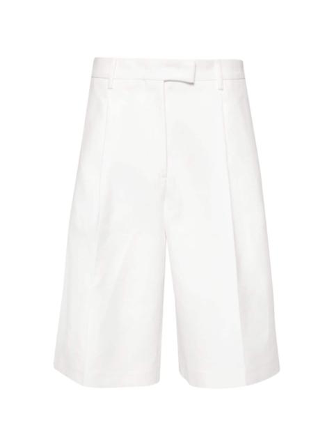 high-waist bermuda shorts