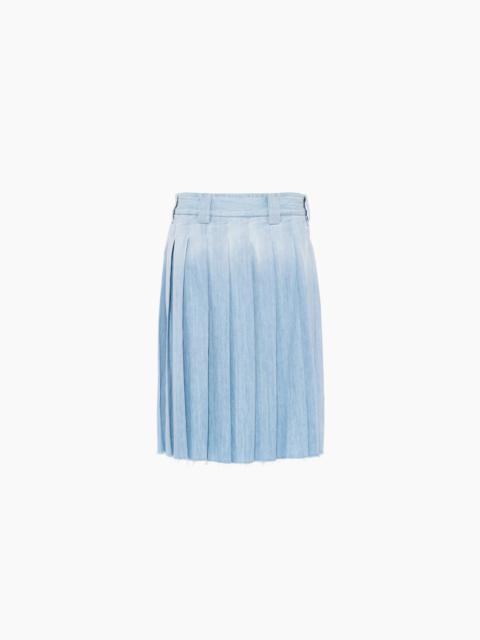 Miu Miu Pleated 샴페인 스커트