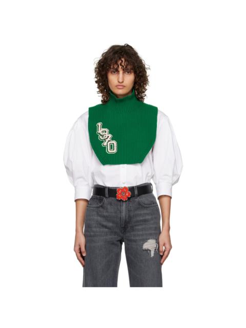 KENZO Green College Patch Stole