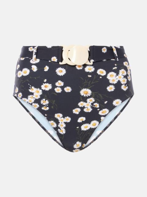 ERES Discret floral high-rise bikini bottoms