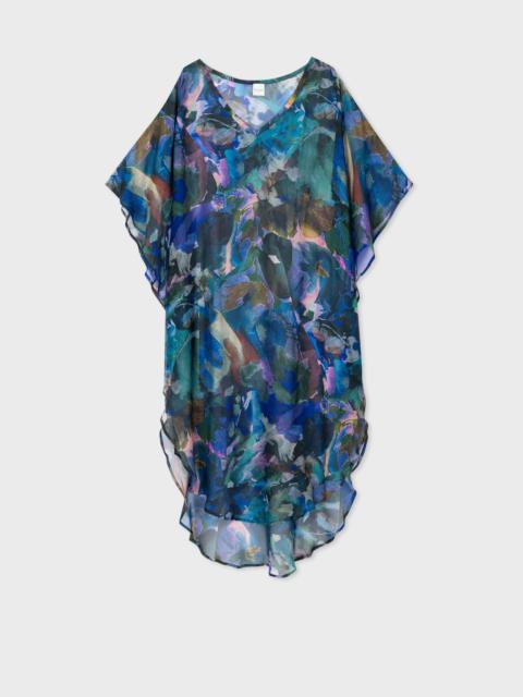 Paul Smith Navy 'Floral Collage' Kaftan