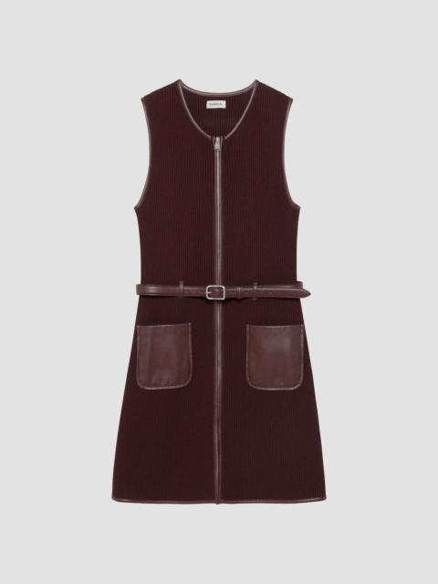 SIMKHAI Women's Viretta Rib-Knit Mini Dress - Fig