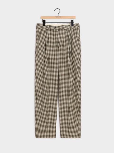 TODD SNYDER Italian Wool Gingham Wythe Trouser