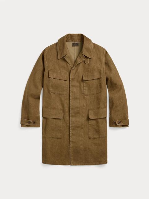 RRL by Ralph Lauren Bonded Linen Walking Coat