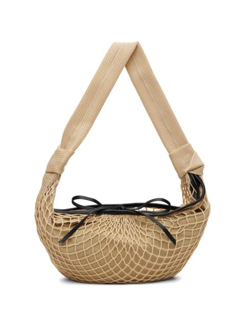 Lemaire Beige Croissant Filt Bag