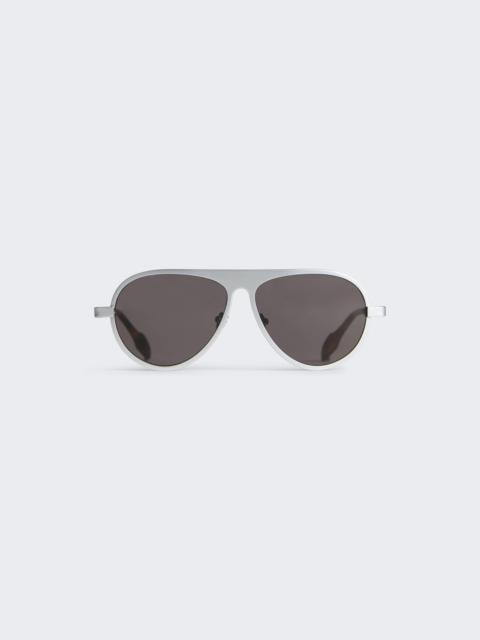 JW Anderson Aviator Sunglasses Silver
