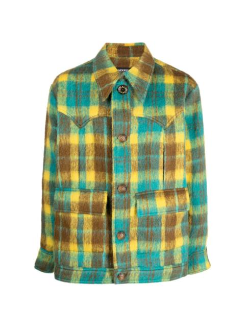 Andersson Bell plaid-check shirt jacket