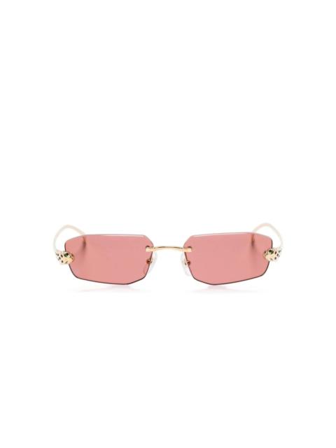 Cartier rectangle-frame sunglasses