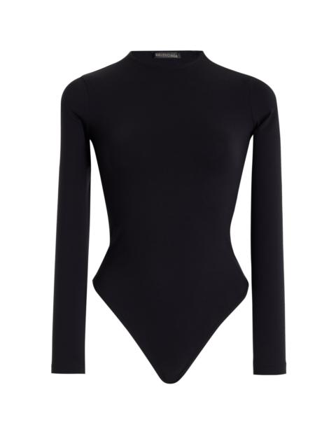 BALENCIAGA Fitted Jersey Bodysuit black