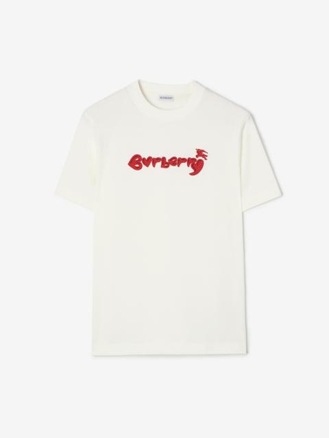 Burberry Heart Logo Cotton T-shirt
