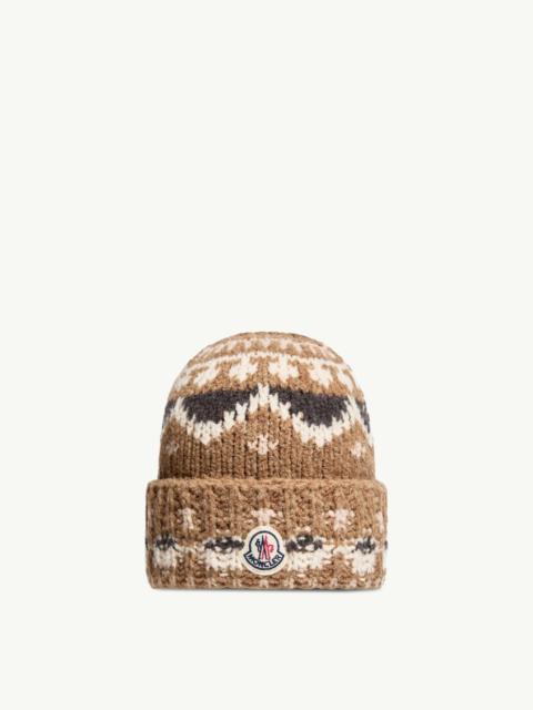 Moncler Bouclé Wool Blend Beanie