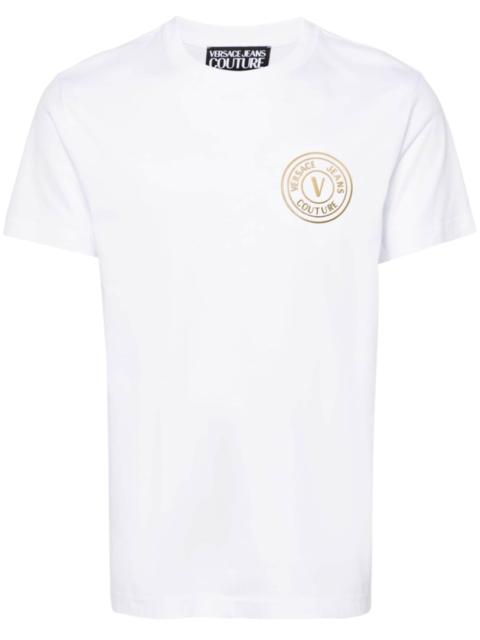 VERSACE JEANS COUTURE logo-print cotton T-shirt