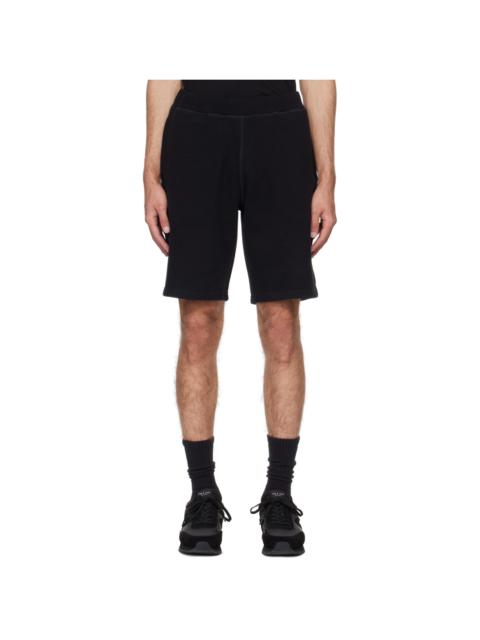 Sunspel Black Relaxed-Fit Shorts