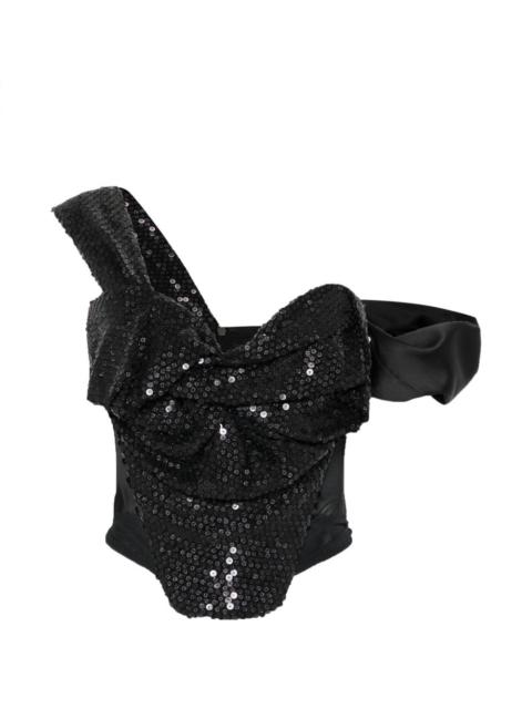 Vivienne Westwood Knot sequin embellished corset top