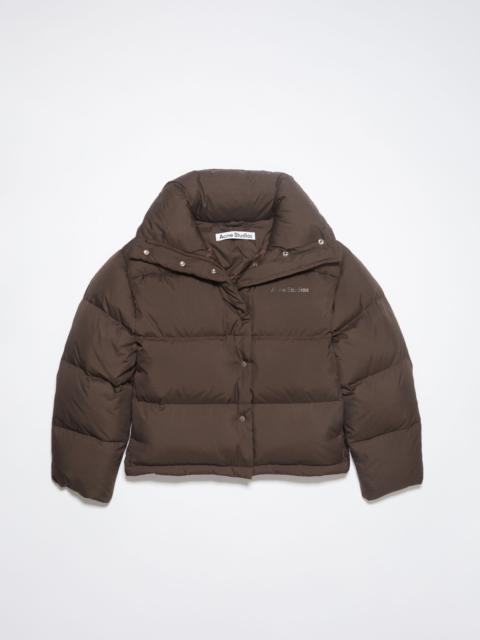 Puffer jacket - Coffee brown