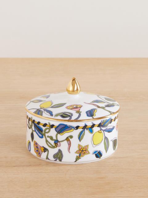 La DoubleJ Goodie Gold-plated Porcelain Jar