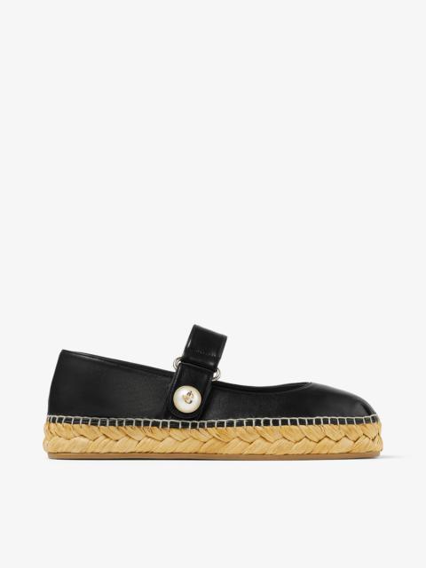 Fayence Espadrille
Black Nappa Leather Espadrilles