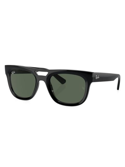 Ray-Ban Women's RB4426 Phil 54MM Square Sunglasses - Black