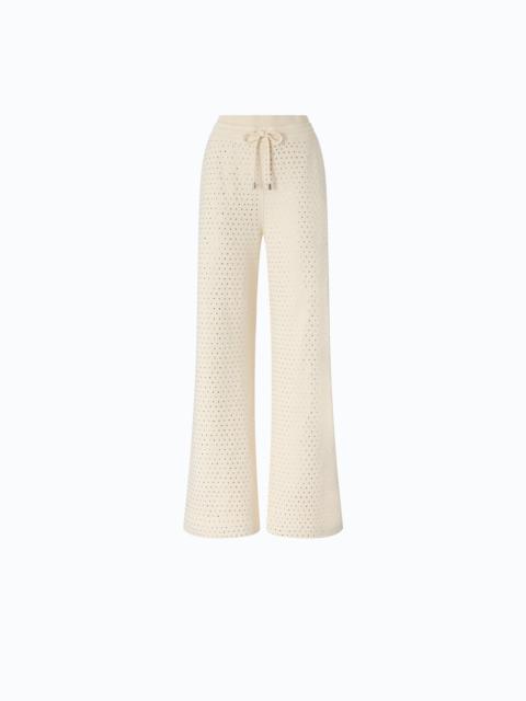 PINKO FULLY RHINESTONED FLEECE TROUSERS