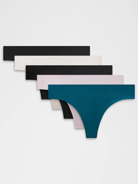 lululemon InvisiWear Mid-Rise Thong Underwear *5 Pack
